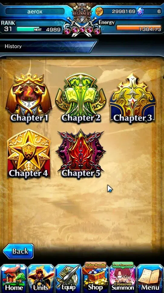Grand Summoners Accounts Global|Rank 31|Fresh Story|3 Ascend[Yuyuko Saigyou image 8