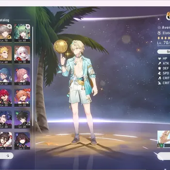 Honkai Star Rail Accounts Others ASIA|TL 59|5 Limited|(Aventurine Waveflair, Mortenax Blade)+Sign, Gilgamesh, Archer