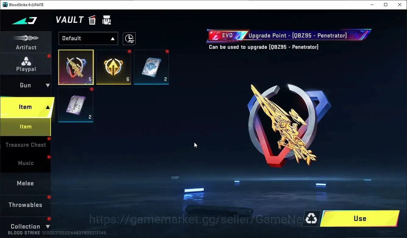 Blood Strike Accounts ASIA|1 ULTRA UMP45-Ascension|EVO QBZ95-Penetrator image 10