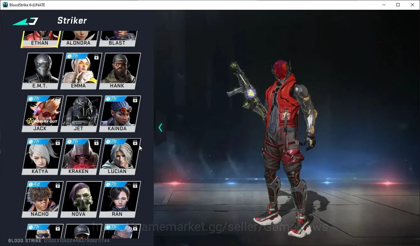 Blood Strike Accounts ASIA|1 ULTRA UMP45-Ascension|EVO QBZ95-Penetrator image 3
