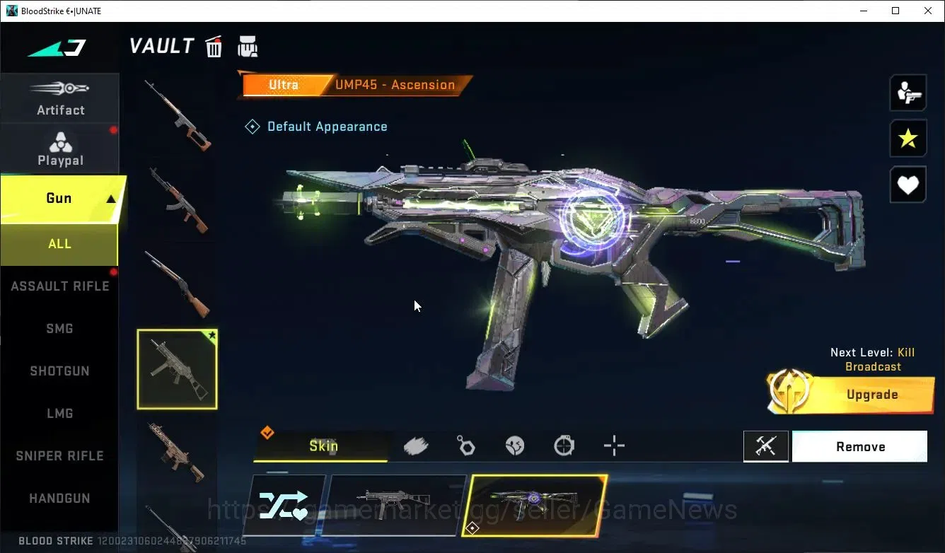 Blood Strike Accounts ASIA|1 ULTRA UMP45-Ascension|EVO QBZ95-Penetrator image 4