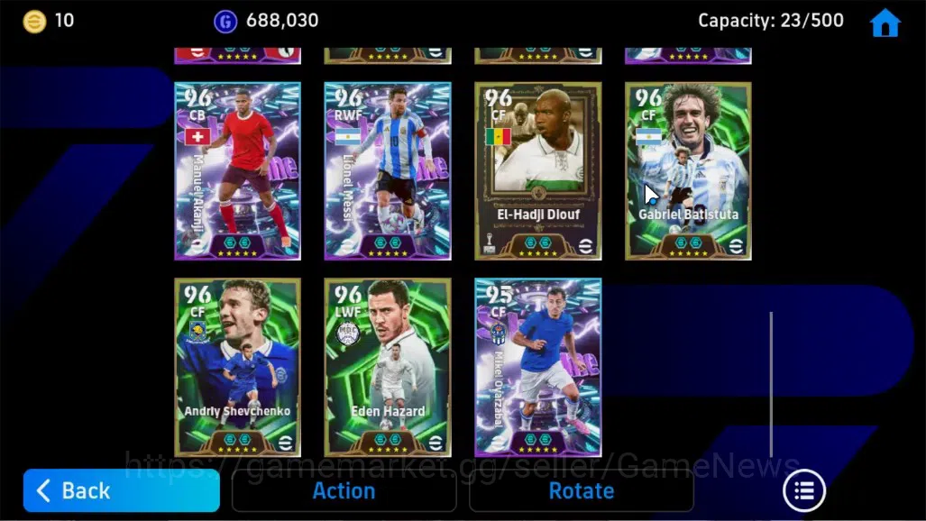 eFootball Accounts Legends & Iconic Players Android |BigTime(Zlatan Ibrahimovic)11 Epic Francesco Totti,Lothar 7