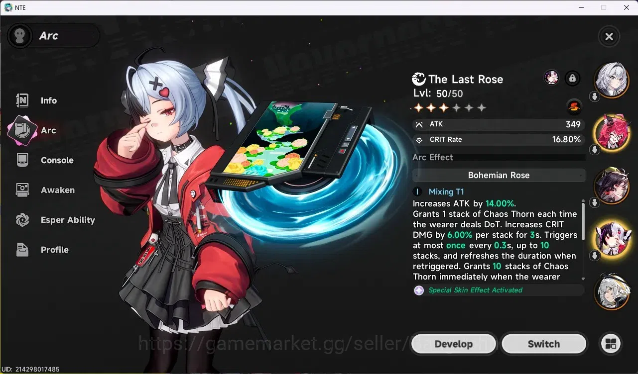 Neverness to Everness Accounts SEA | Hunter Lv 36 | 6 S-Class (Lacrimosa+Sign,Nan image 4