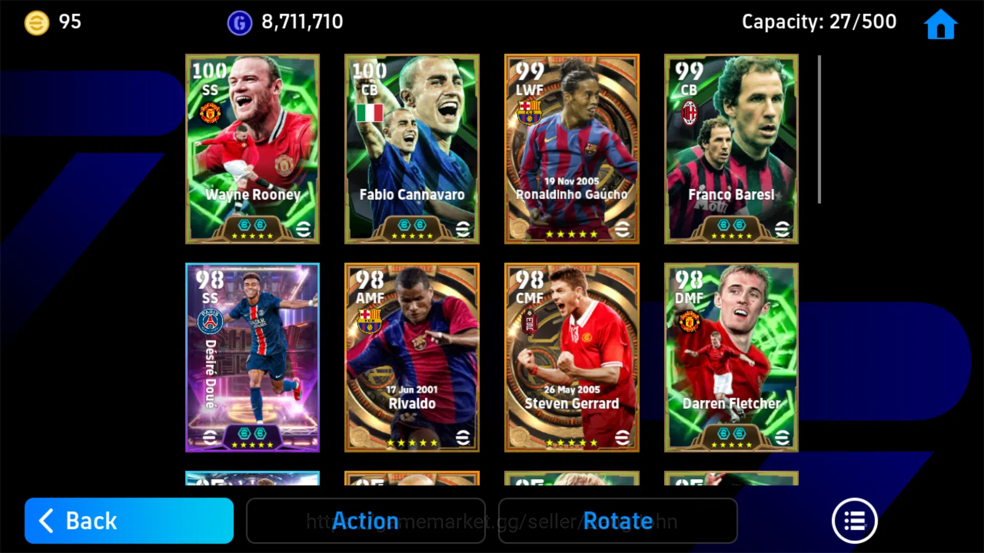 eFootball Accounts Power 3201 | WayneRooney Epic DB | Desire Doue Sho image 3