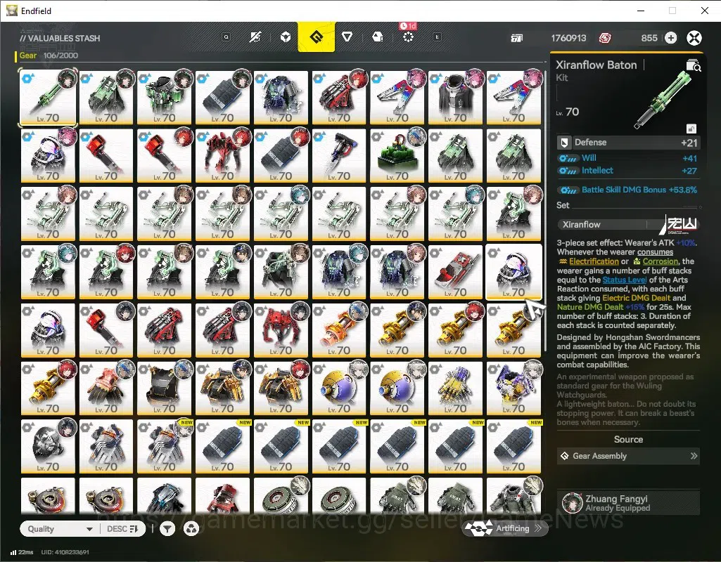 Arknights: Endfield Accounts ASIA|Lv 59|10 SSR(5Limit)+13(*6WEP)+6k Ars|(Mi Fu, image 11