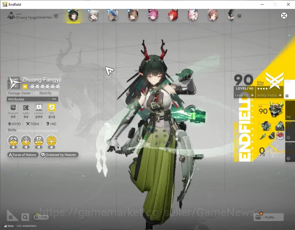 Arknights: Endfield Accounts ASIA|Lv 59|10 SSR(5Limit)+13(*6WEP)+6k Ars|(Mi Fu, image 4