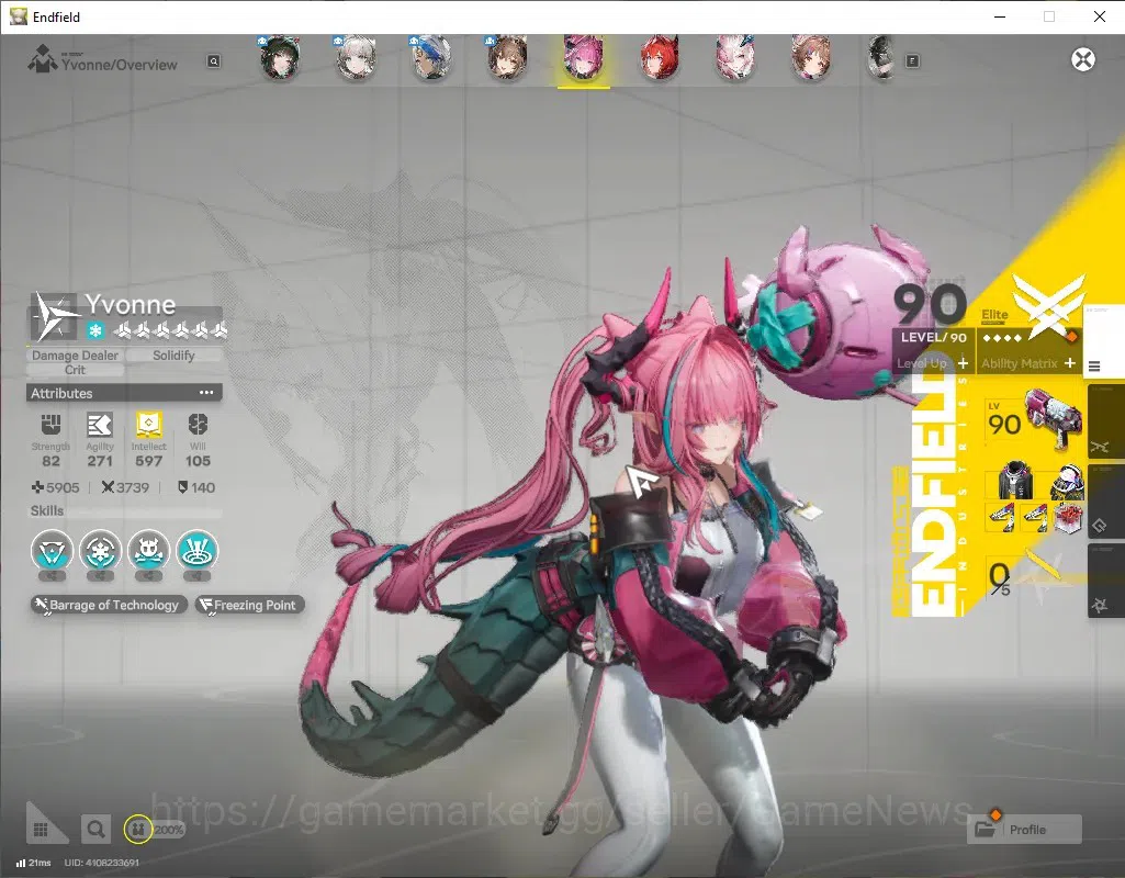 Arknights: Endfield Accounts ASIA|Lv 59|10 SSR(5Limit)+13(*6WEP)+6k Ars|(Mi Fu, image 6