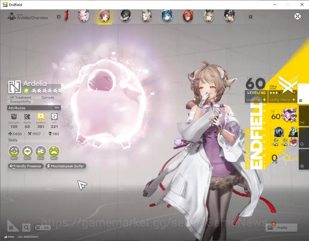 Arknights: Endfield Accounts ASIA|Lv 59|10 SSR(5Limit)+13(*6WEP)+6k Ars|(Mi Fu, image 8