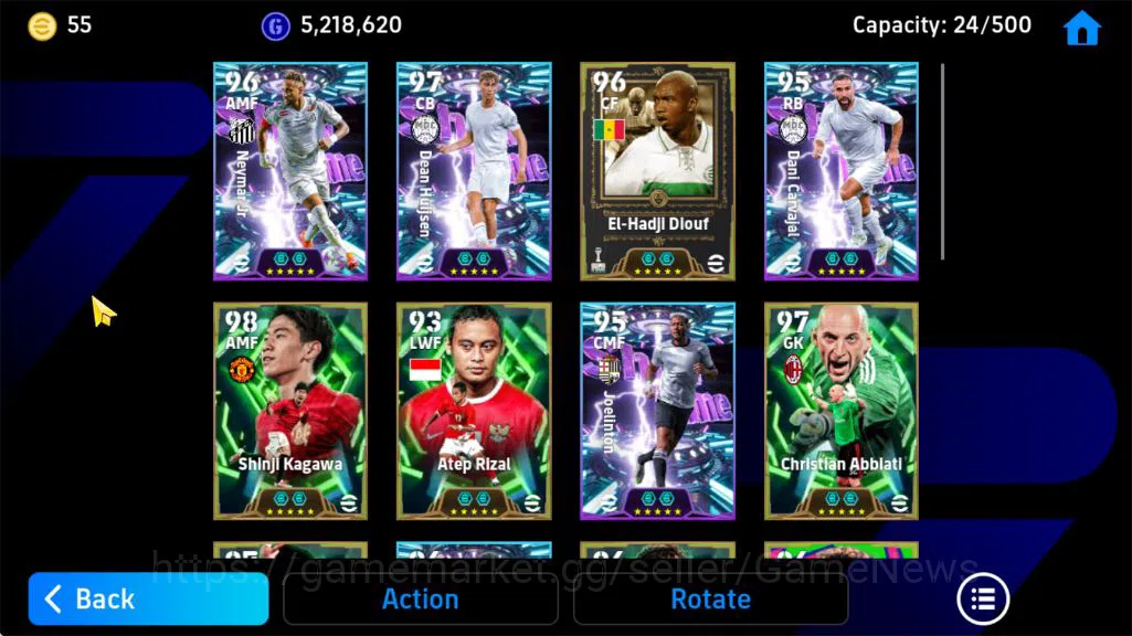 eFootball Accounts Mobile|Blitz Curler(Neymar Jr,Rizal),Bullet Header image 4