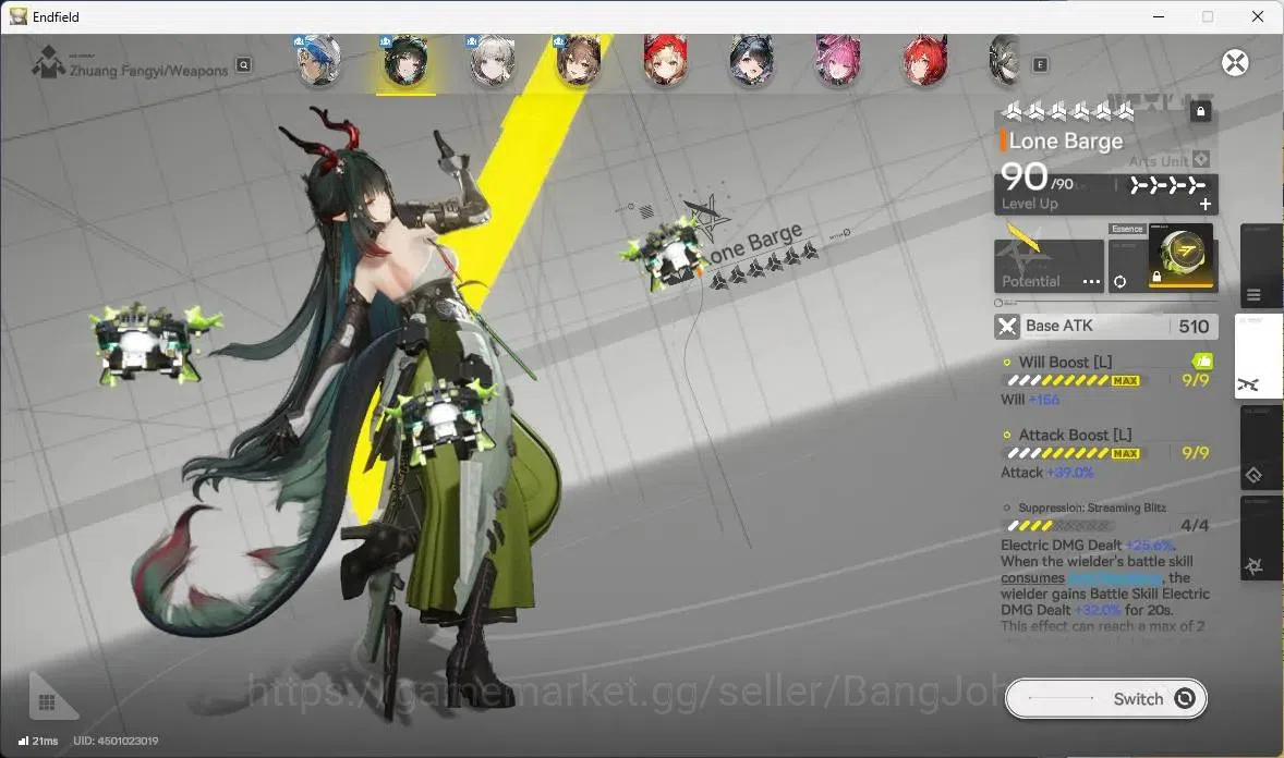 Arknights: Endfield Accounts Asia | Lv 60|6 Limit+6Sign|GilbertaP1,Zhuang Fangy image 4