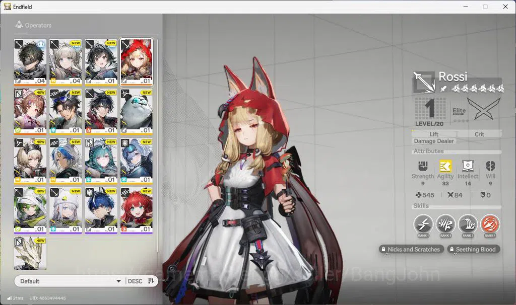 Arknights: Endfield Accounts ASIA | Starter Rossi, Ardelia, WP 6s 2. More detai image 12