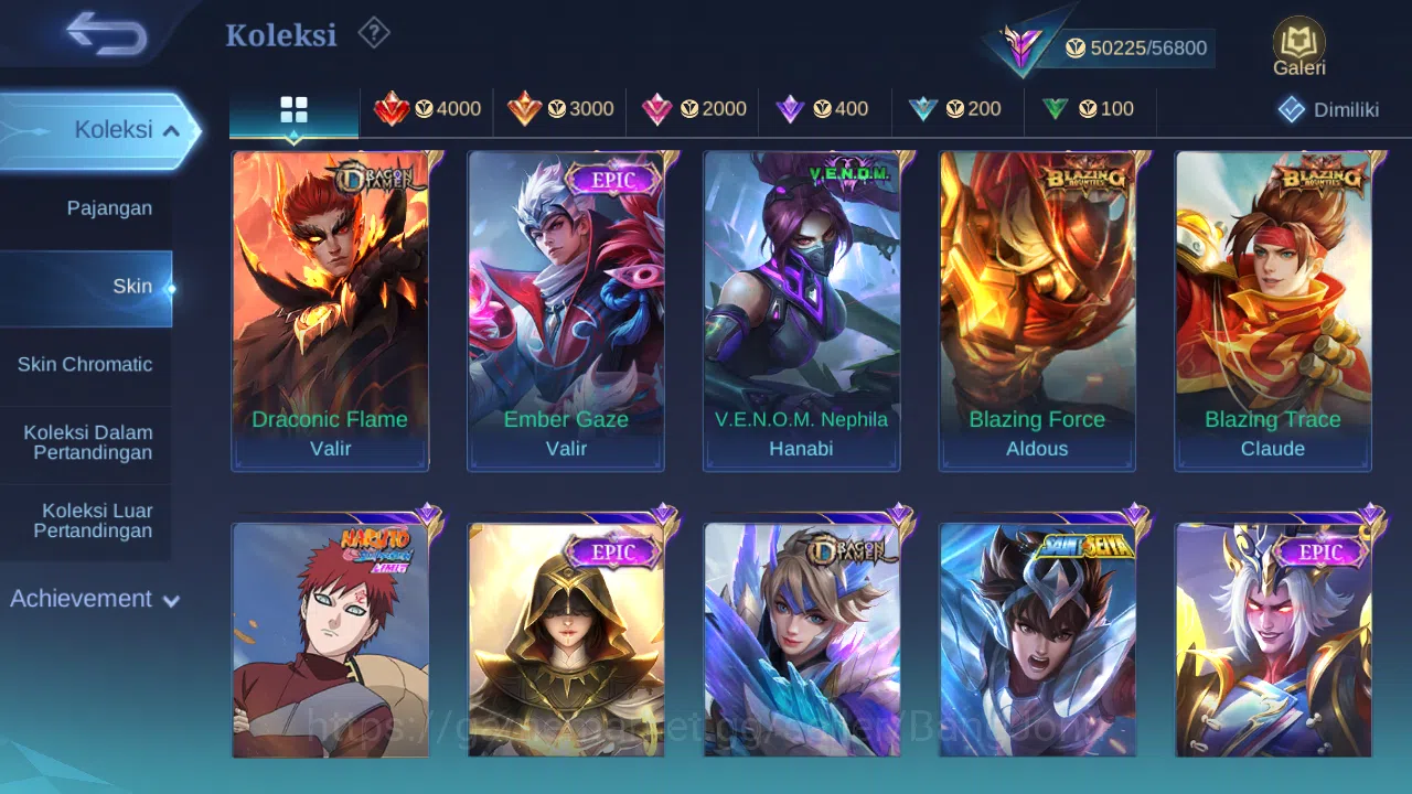 Mobile Legends: Bang Bang Accounts GLOBAL Hero 113 Skin 206 | Prime Granger | Lunar S image 11