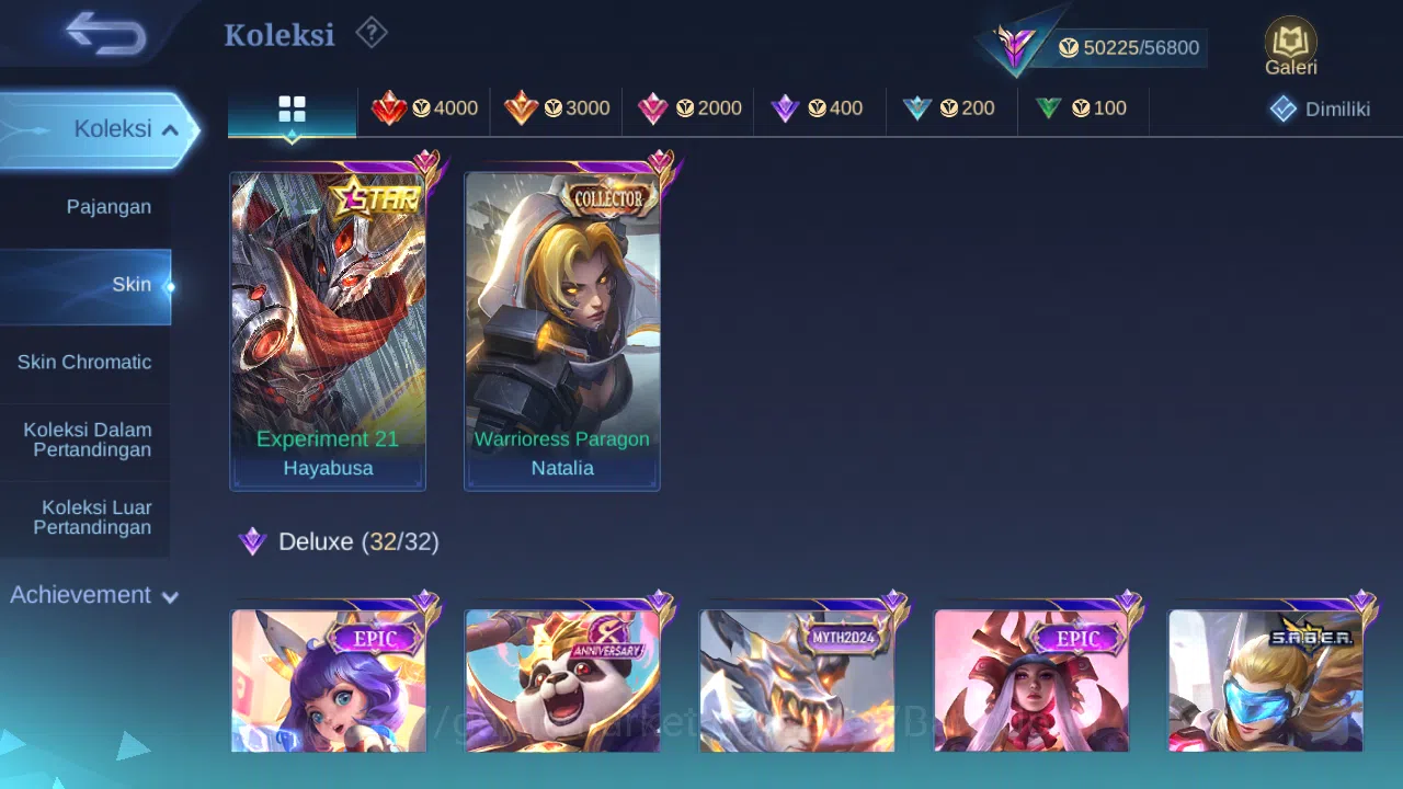 Mobile Legends: Bang Bang Accounts GLOBAL Hero 113 Skin 206 | Prime Granger | Lunar S image 15