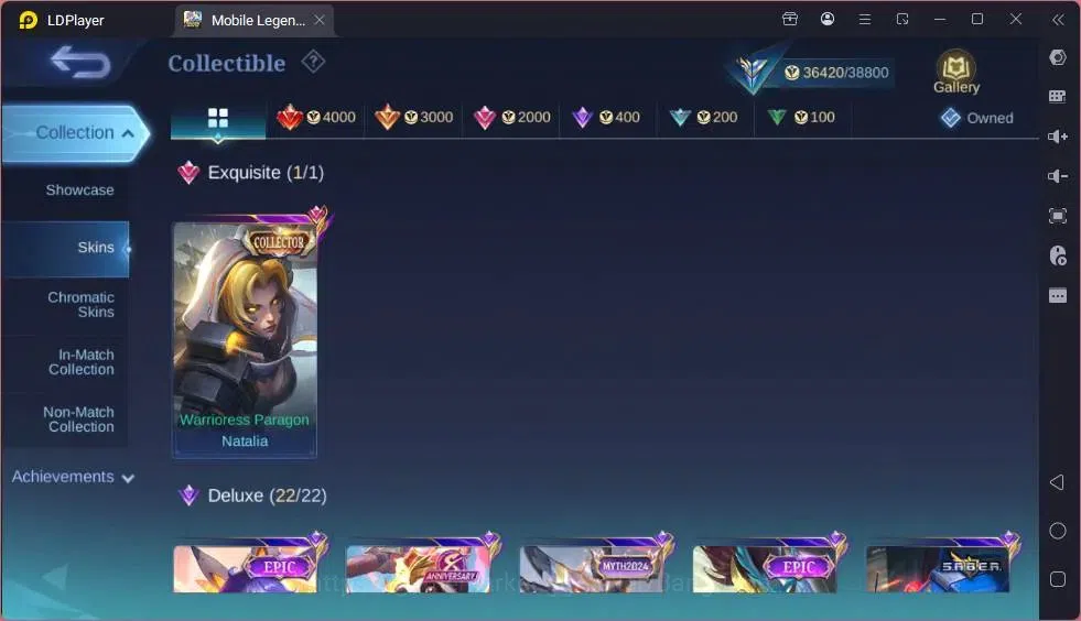 Mobile Legends: Bang Bang Accounts Global|Hero 122|Skin 178|Expert|Collector Natalia| image 10