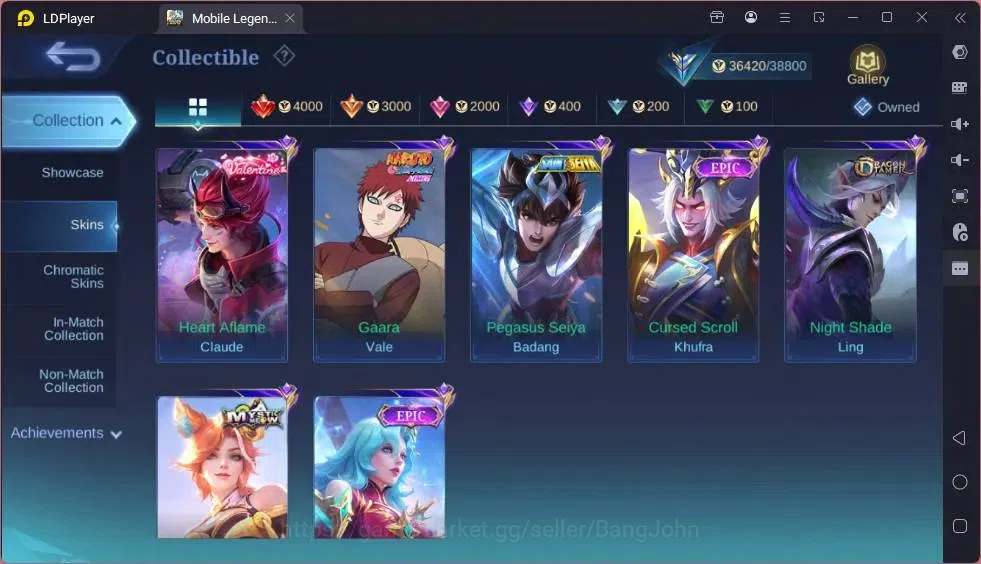 Mobile Legends: Bang Bang Accounts Global|Hero 122|Skin 178|Expert|Collector Natalia| image 6