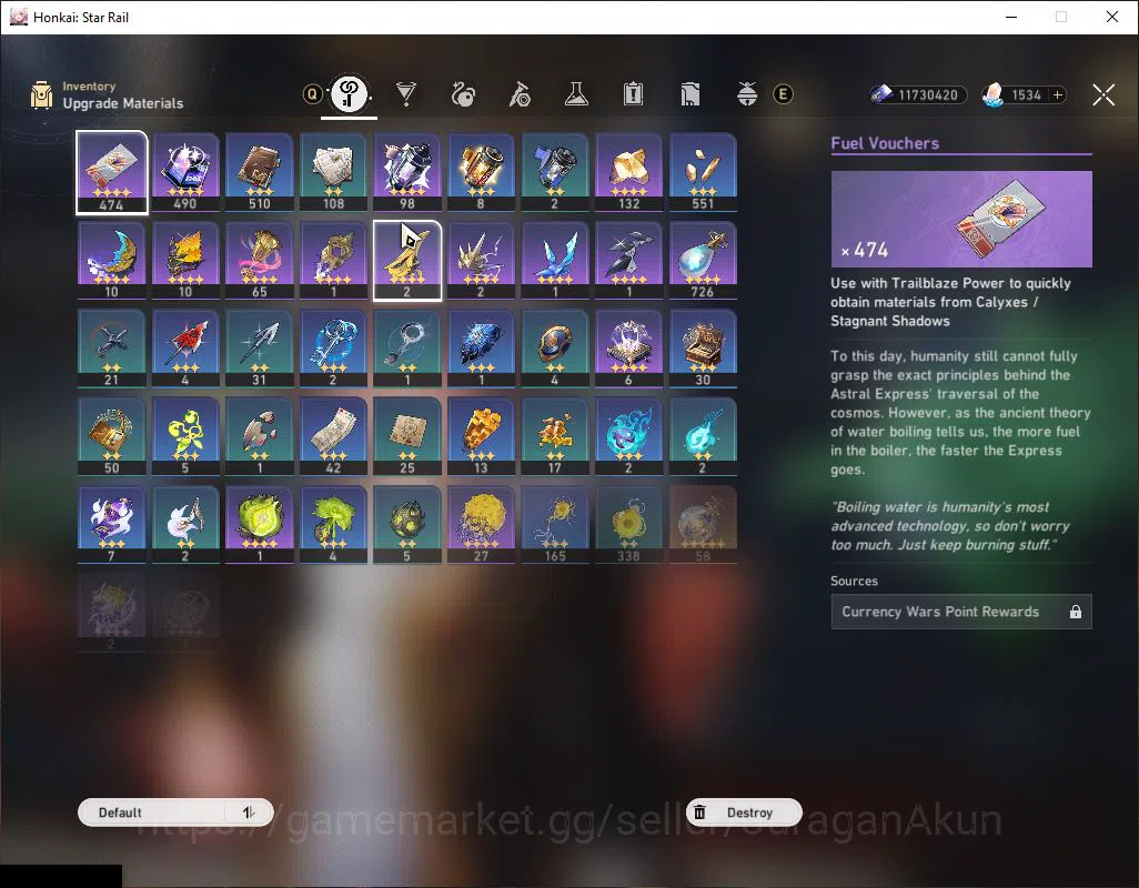 Honkai Star Rail Accounts End Game ASIA|TL 70|14 Limited|[Sparkle,Castorice]+Sign Acheron,Aventurine,Jingliu,Lingsha,Etc 5