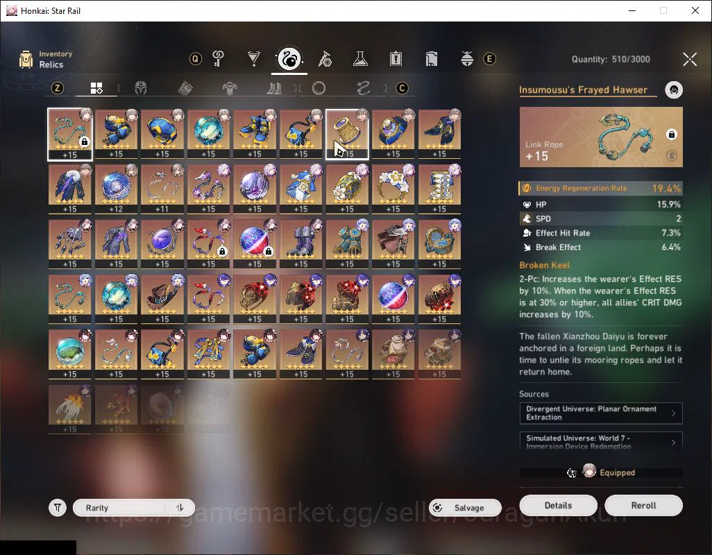 Honkai Star Rail Accounts End Game ASIA|TL 70|14 Limited|[Sparkle,Castorice]+Sign Acheron,Aventurine,Jingliu,Lingsha,Etc 6
