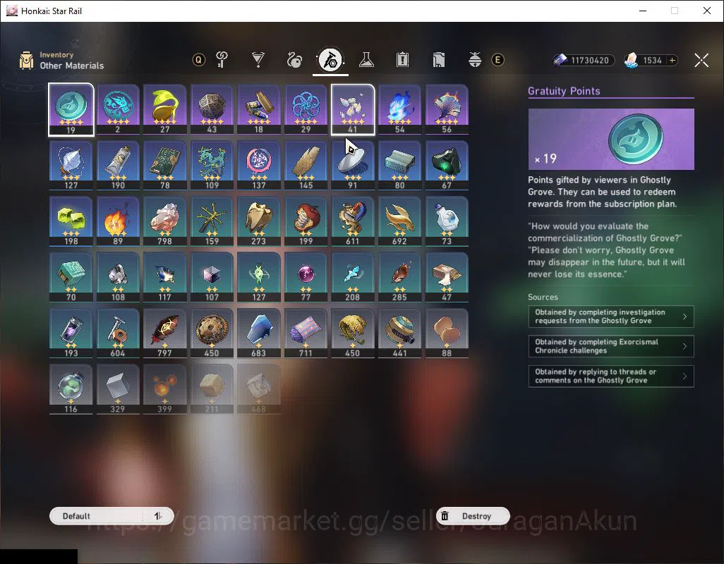 Honkai Star Rail Accounts End Game ASIA|TL 70|14 Limited|[Sparkle,Castorice]+Sign Acheron,Aventurine,Jingliu,Lingsha,Etc 7