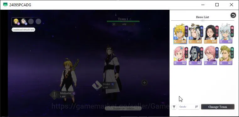 The Seven Deadly Sins: Origin Accounts [SEA] Lv 2 Fresh Starter| 3 SSR | Meliodas, Drake, image 9