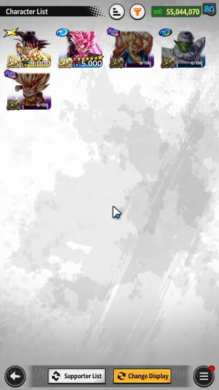 Dragon Ball Legends Accounts 55M TotalPower|LV147|2LR 5UL+7LL|SS Goku Black,Bar image 3
