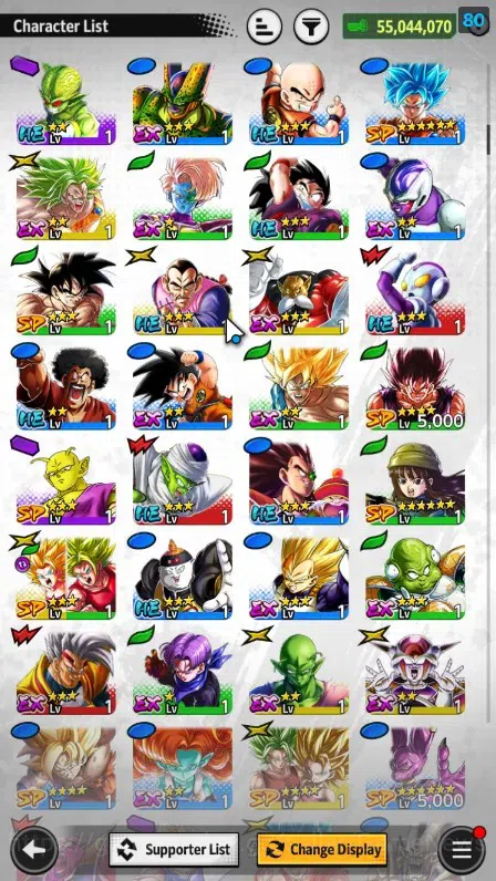 Dragon Ball Legends Accounts 55M TotalPower|LV147|2LR 5UL+7LL|SS Goku Black,Bar image 8