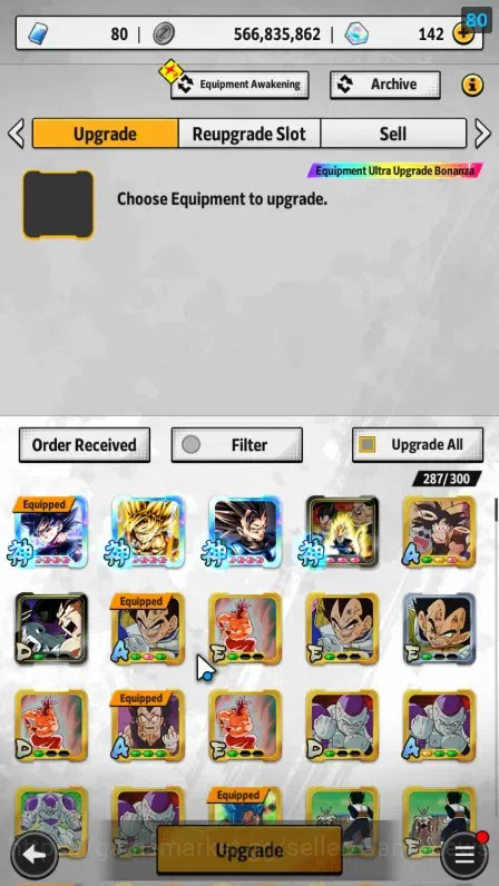 Dragon Ball Legends Accounts 55M TotalPower|LV147|2LR 5UL+7LL|SS Goku Black,Bar image 9