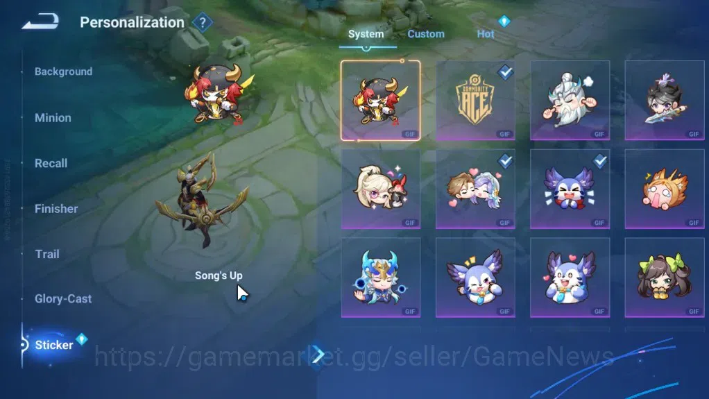 Honor of Kings Accounts Rare Skin Hero113 Skin178|,Valentine(Sun ce),KIC(Luna)2Legend(Butterfly,Lam)2 Lny2024(Sun Ce,Da 12
