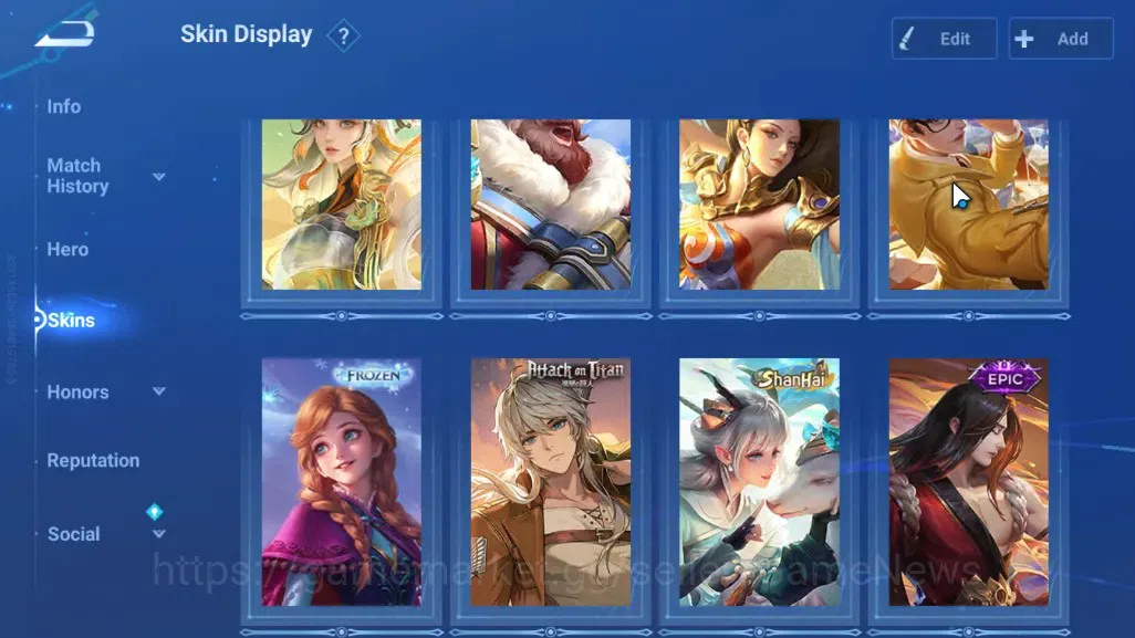 Honor of Kings Accounts Rare Skin Hero113 Skin178|,Valentine(Sun ce),KIC(Luna)2Legend(Butterfly,Lam)2 Lny2024(Sun Ce,Da 5