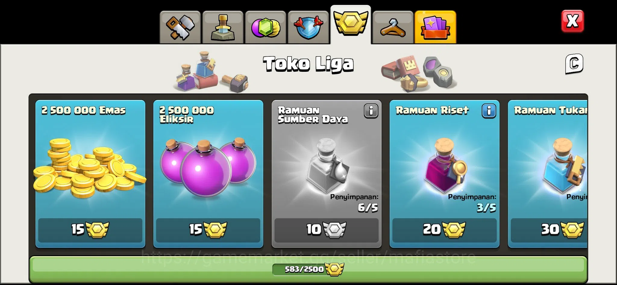 Clash of Clans Accounts TH11–TH13 Near Max GW L39, High BK60 AQ58 RC30, AQ image 14