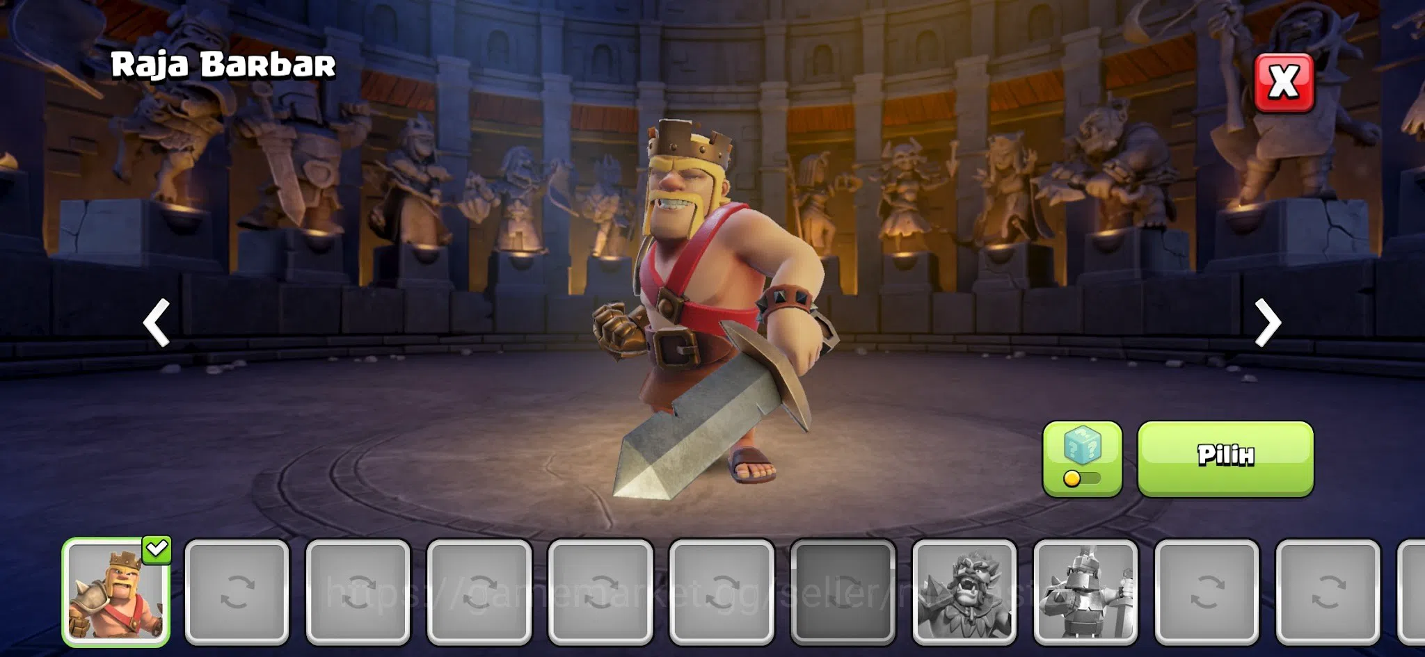Clash of Clans Accounts TH11–TH13 Near Max GW L39, High BK60 AQ58 RC30, AQ image 7