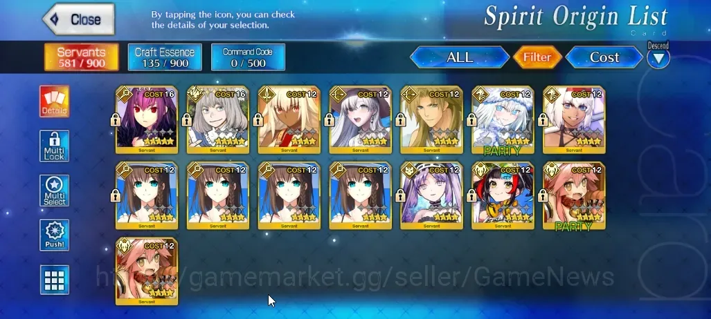 Fate-Grand Order Accounts NA Orleans Lv 9|G + O| 2 SSR Servant Oberon & Skadi Caster|Free SSR Selector|CE Black 1