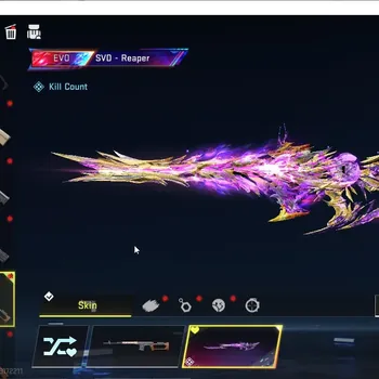 Blood Strike Accounts Rare Skin Asia|EVO SVD - Reaper Lv4+ Melee ButetterFly Knife-SyntheWave|2 Ultra