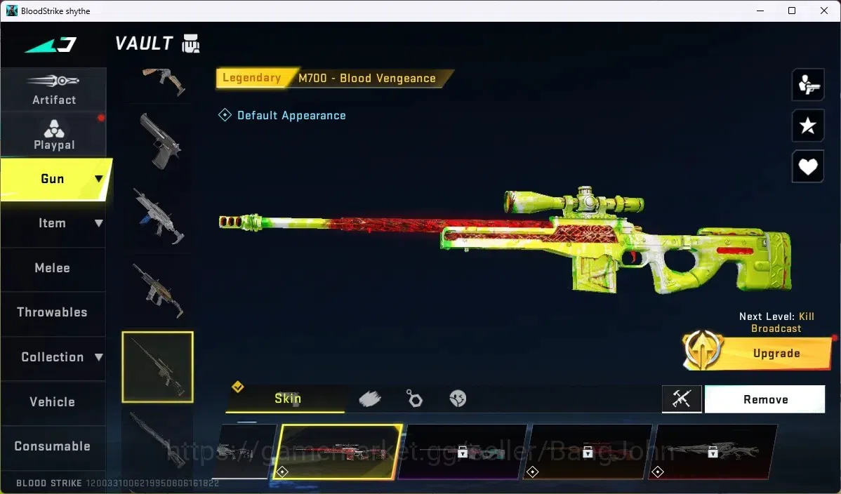 Blood Strike Accounts ASIA | 4 ULTRA GUNS: Vector, Kar98k, FN2000, M1887 image 10