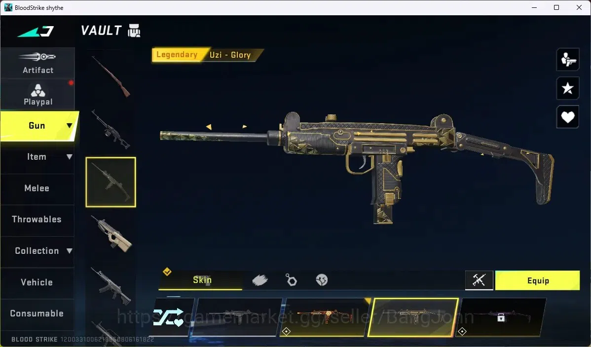 Blood Strike Accounts ASIA | 4 ULTRA GUNS: Vector, Kar98k, FN2000, M1887 image 14