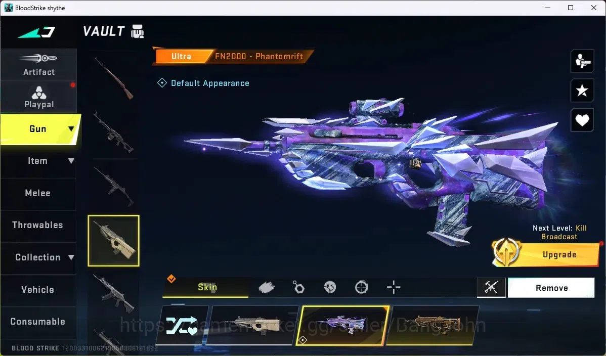 Blood Strike Accounts ASIA | 4 ULTRA GUNS: Vector, Kar98k, FN2000, M1887 image 15