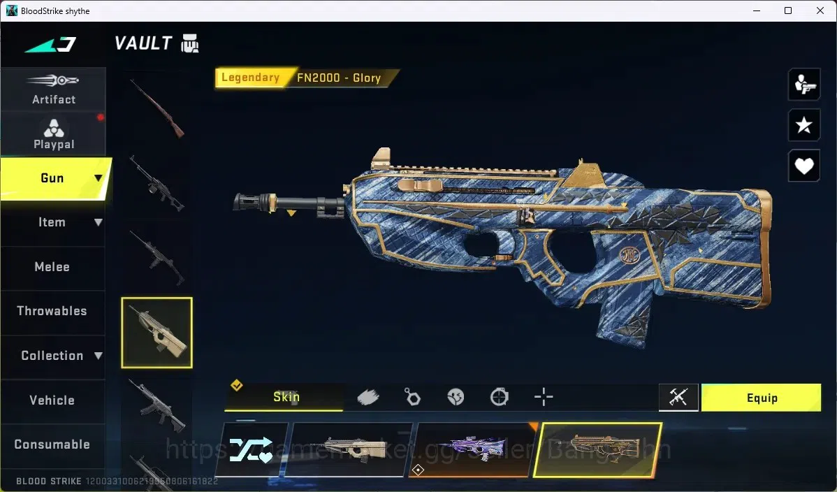 Blood Strike Accounts ASIA | 4 ULTRA GUNS: Vector, Kar98k, FN2000, M1887 image 16