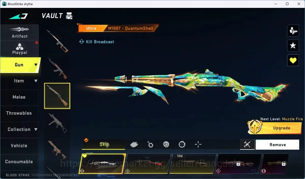Blood Strike Accounts ASIA | 4 ULTRA GUNS: Vector, Kar98k, FN2000, M1887 image 17