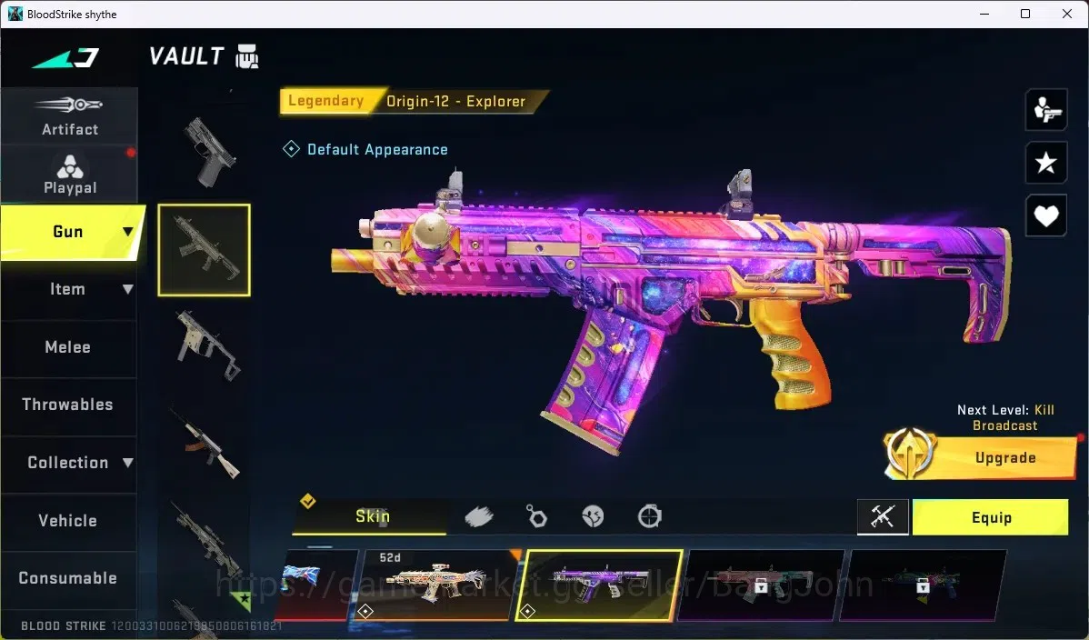 Blood Strike Accounts ASIA | 4 ULTRA GUNS: Vector, Kar98k, FN2000, M1887 image 2