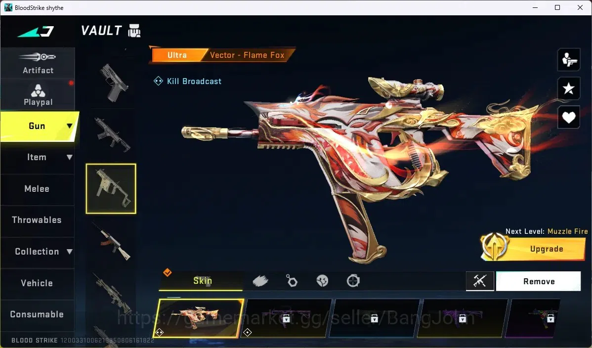 Blood Strike Accounts ASIA | 4 ULTRA GUNS: Vector, Kar98k, FN2000, M1887 image 3