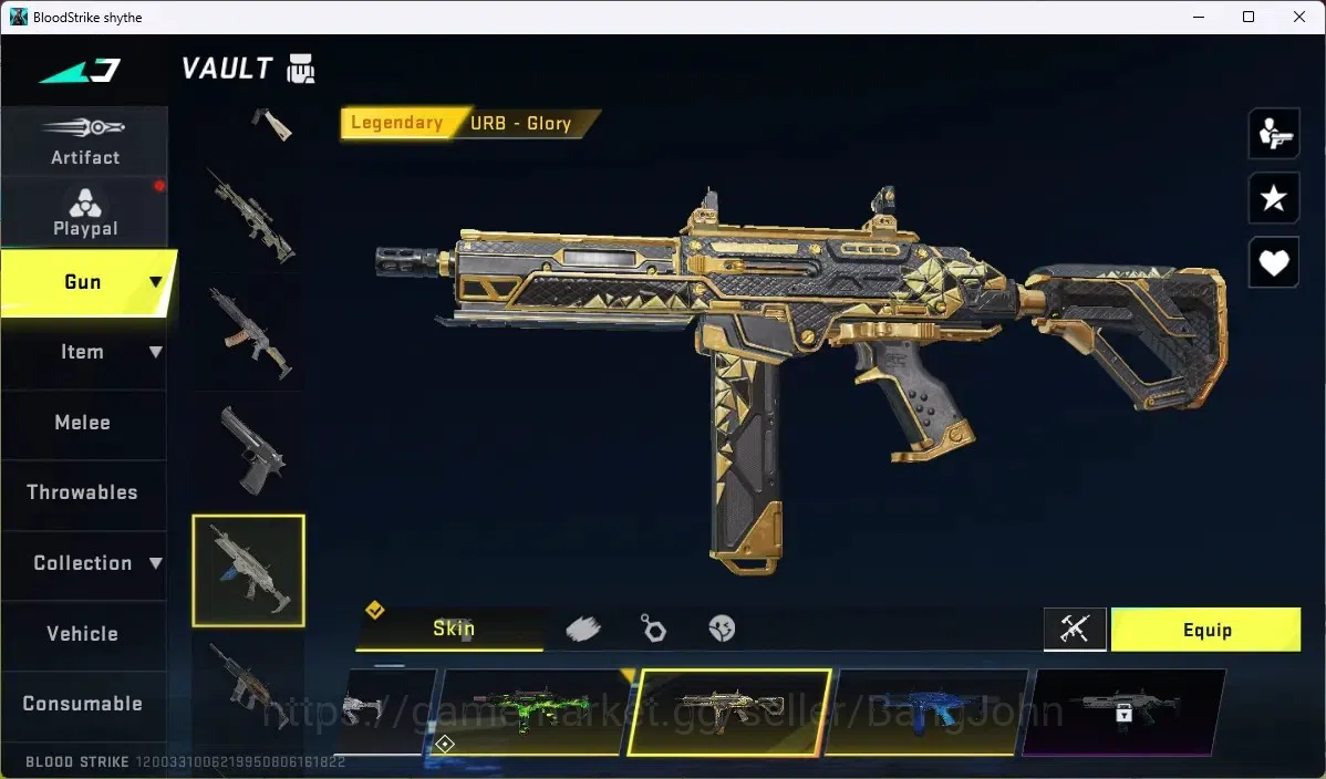 Blood Strike Accounts ASIA | 4 ULTRA GUNS: Vector, Kar98k, FN2000, M1887 image 7