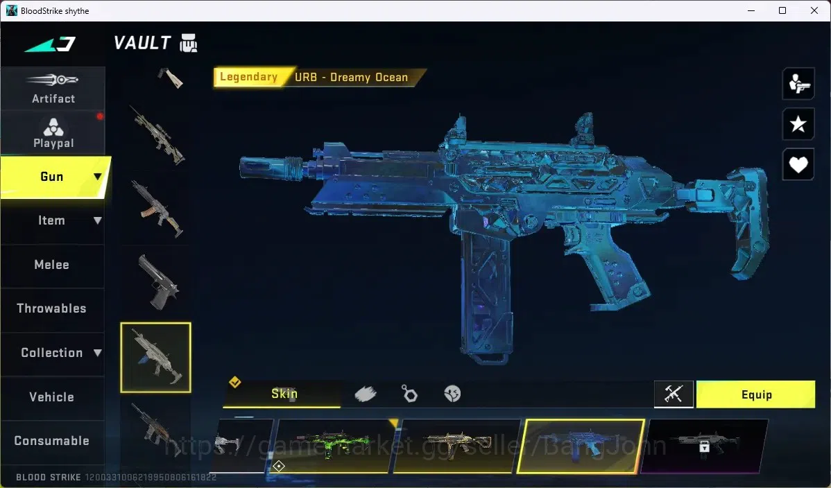 Blood Strike Accounts ASIA | 4 ULTRA GUNS: Vector, Kar98k, FN2000, M1887 image 8
