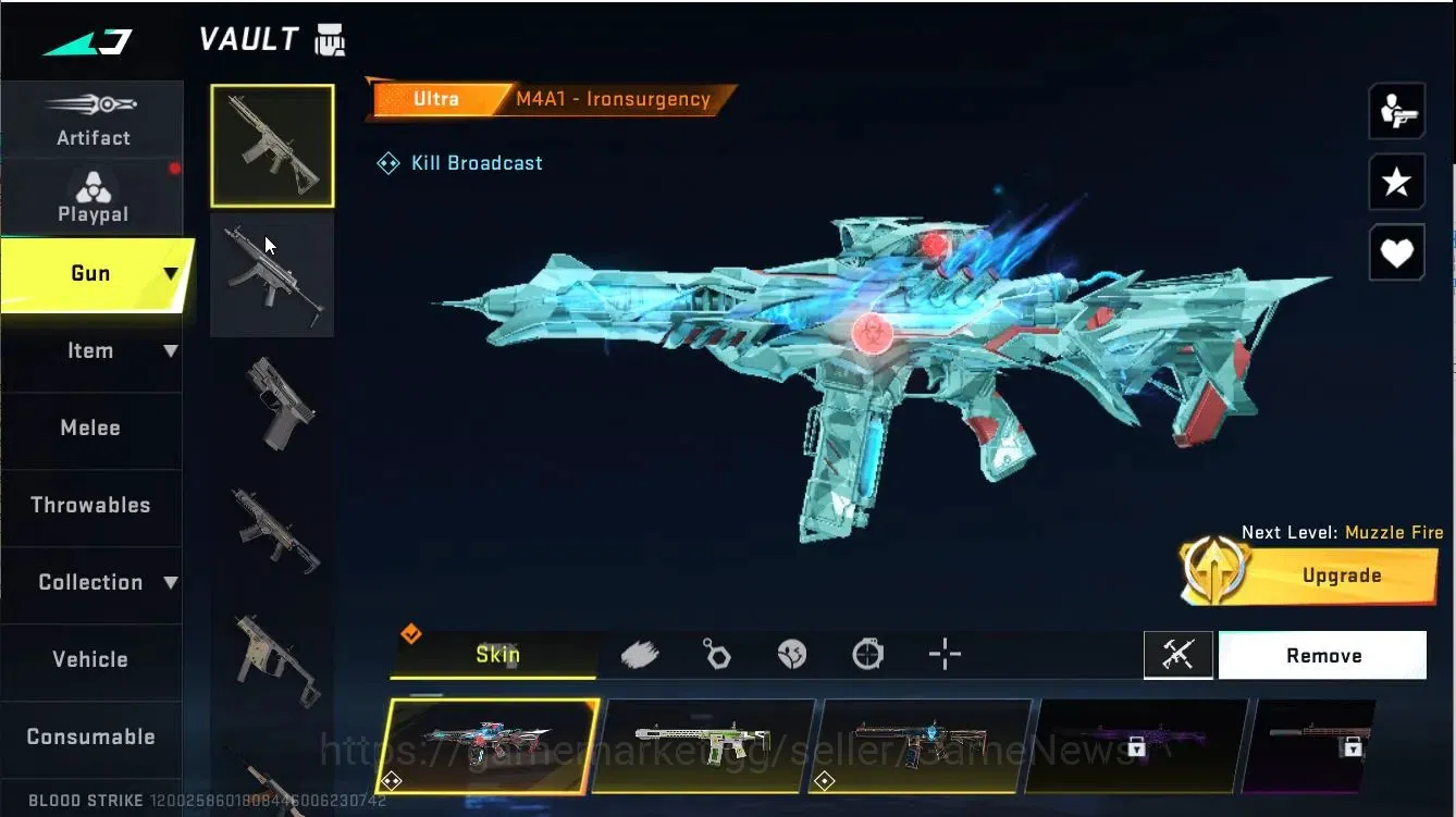 Blood Strike Accounts Asia|ULTRA MELEE Sycthe-Luna Splash+[EMMA,Katya,FN image 13