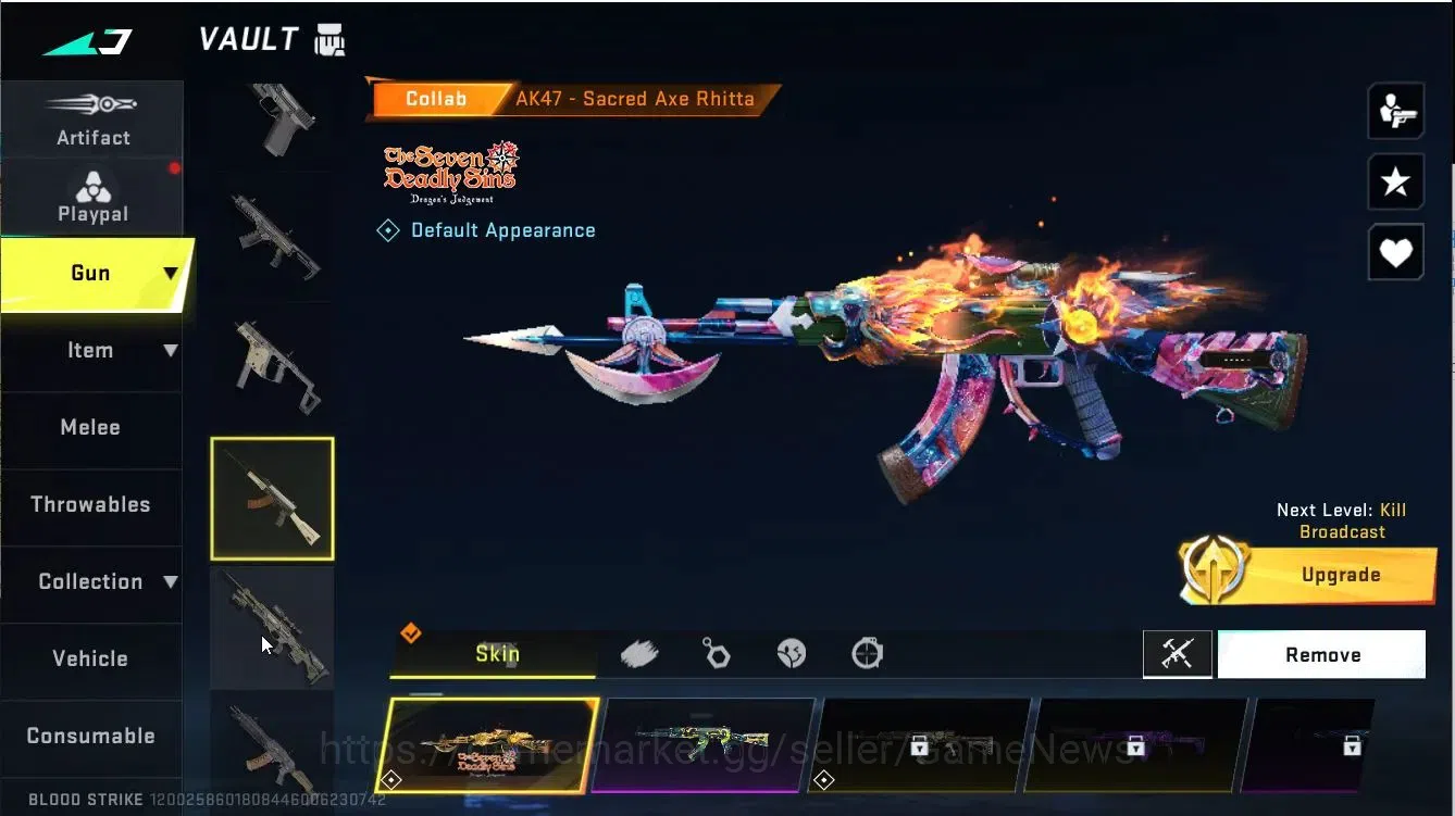 Blood Strike Accounts Asia|ULTRA MELEE Sycthe-Luna Splash+[EMMA,Katya,FN image 14