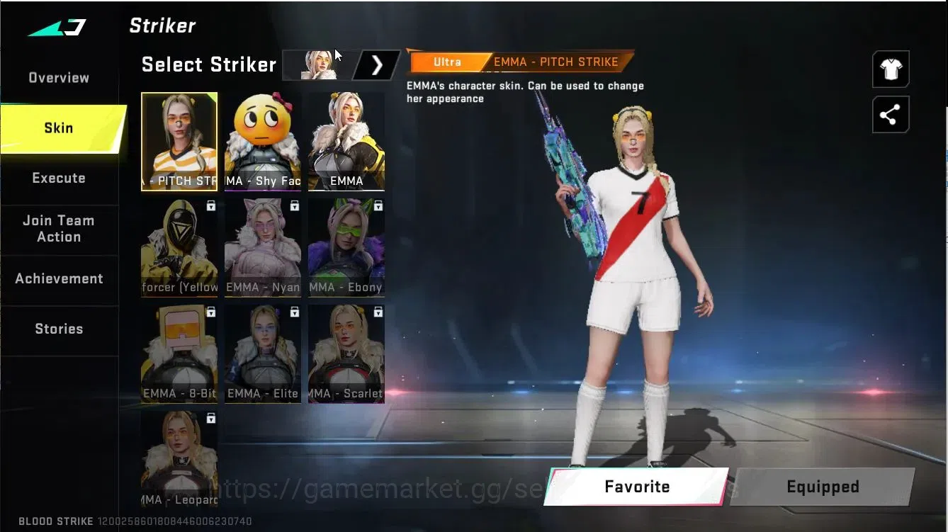 Blood Strike Accounts Asia|ULTRA MELEE Sycthe-Luna Splash+[EMMA,Katya,FN image 4