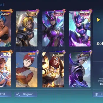 Mobile Legends: Bang Bang Accounts Collector Hero 133|Skin 244|HighImmo 110|Sanrio Floryn,KOF