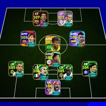 eFootball Accounts Legends & Iconic Players EFB MOBILE [TS 3241] | BALE SASUKE,BIG TIME SUAREZ,EPIC THURAM,PACK MESSI NEYMAR