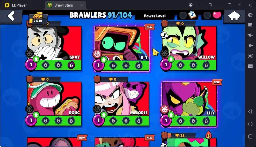 Brawl Stars Accounts Trophy 21310|22 Max Hc|6 Hc(Rico,Sc Poco,Kenji,Nita,Mortis,Bm Poco),12Legend,13Mythic skin|14599 17