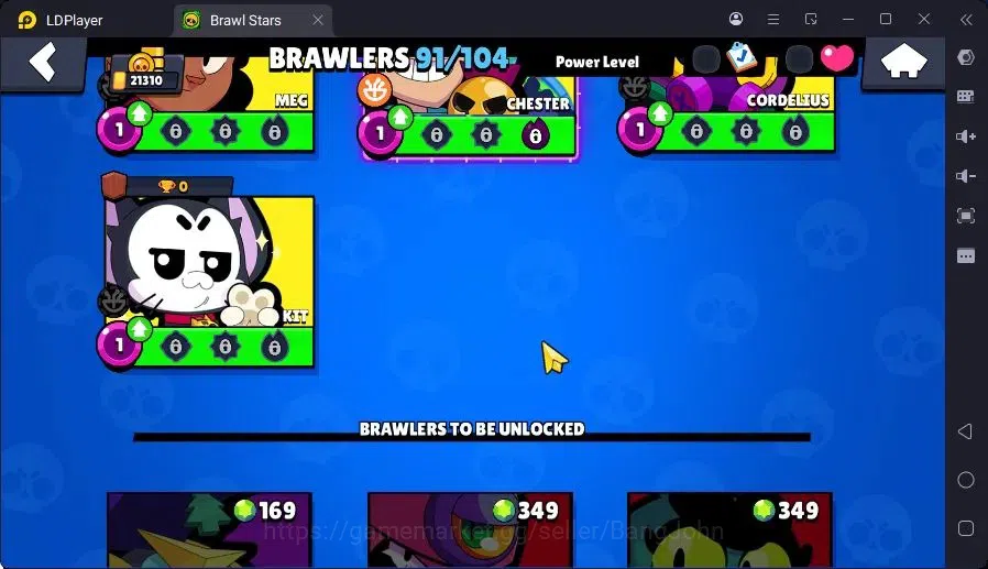 Brawl Stars Accounts Trophy 21310|22 Max Hc|6 Hc(Rico,Sc Poco,Kenji,Nita,Mortis,Bm Poco),12Legend,13Mythic skin|14599 20