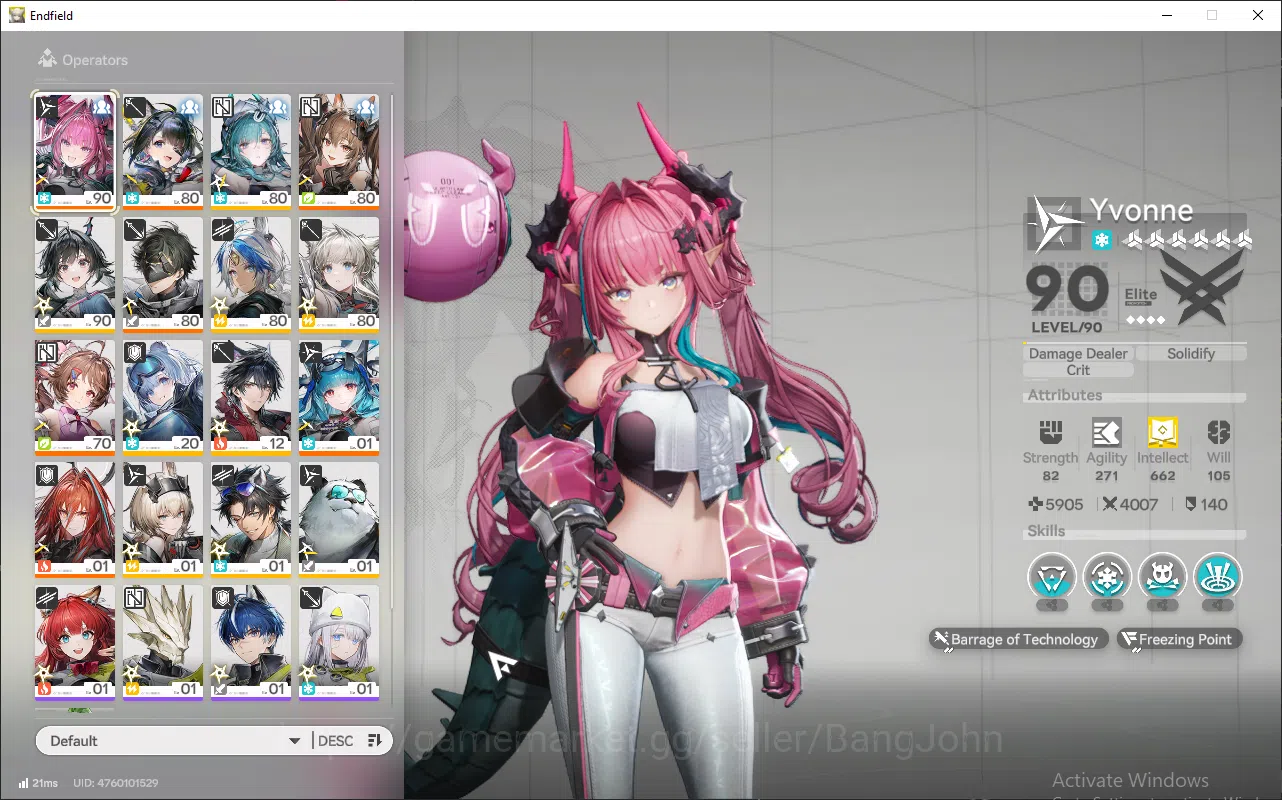 Arknights: Endfield Accounts ASIA | lv 56 | Yvonne, tangtang, lastrite, gilbert image 2