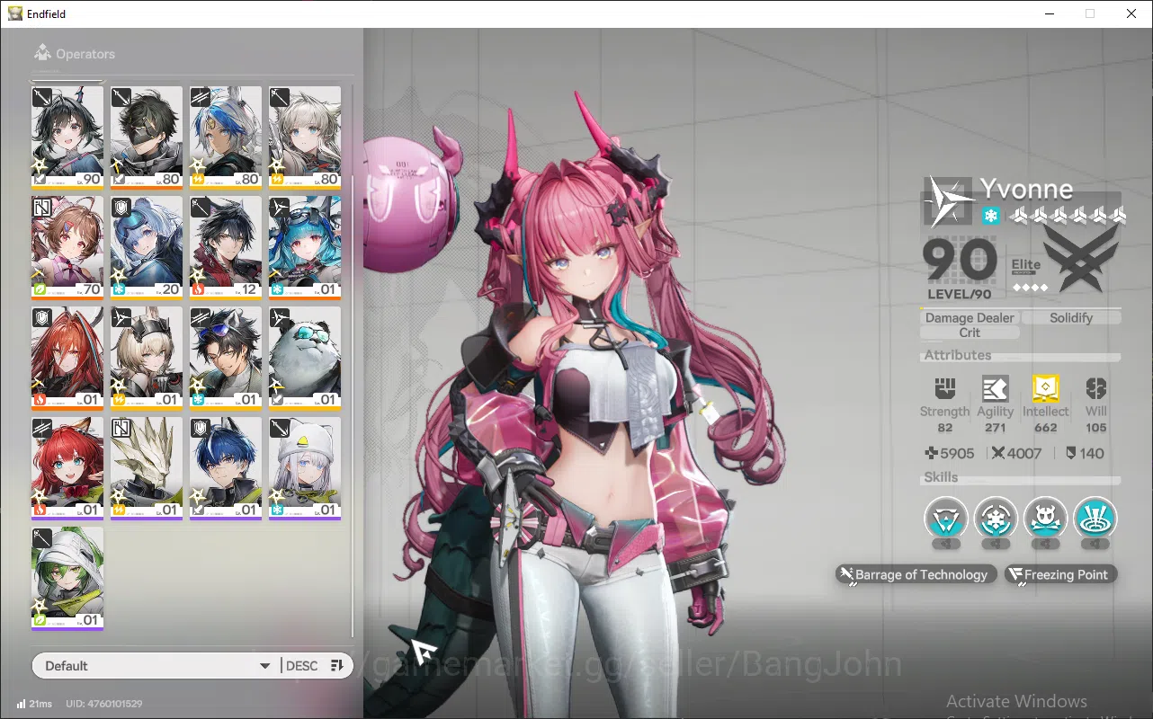 Arknights: Endfield Accounts ASIA | lv 56 | Yvonne, tangtang, lastrite, gilbert image 3